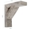 Ekena Millwork 3 1/2"W x 8"D x 8"H Vintage Farmhouse Bracket, Barnwood Decor Collection, Pebble Grey BKTB03X08X08TRPG - alternate 2